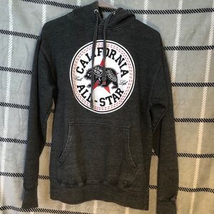 Gray California hoodie